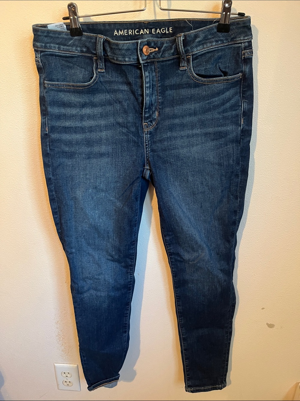American Eagle Outfitters Dark Blue Skinny Jeans